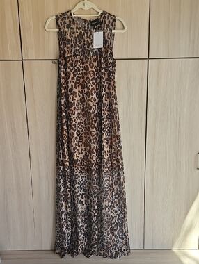 Sugarlips Leopard Print Maxi Dress